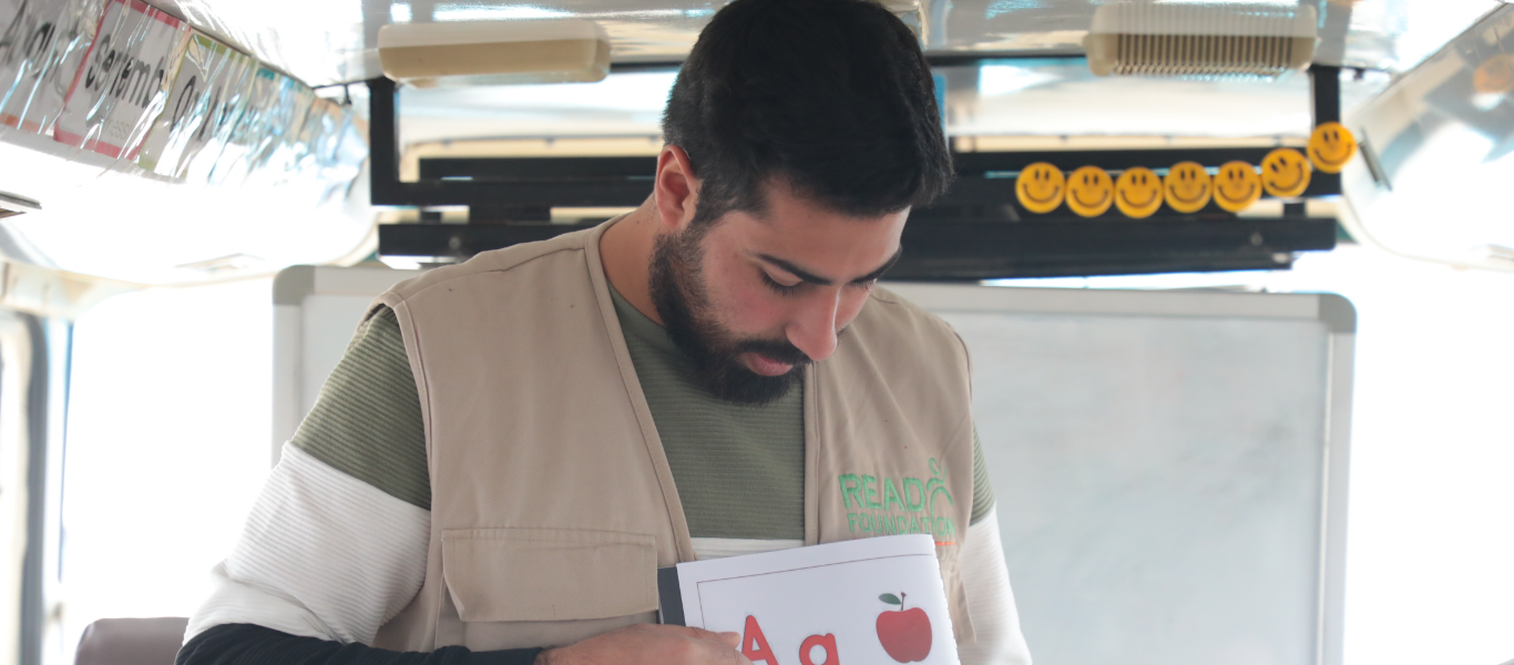 Volunteer Working with READ Foundation